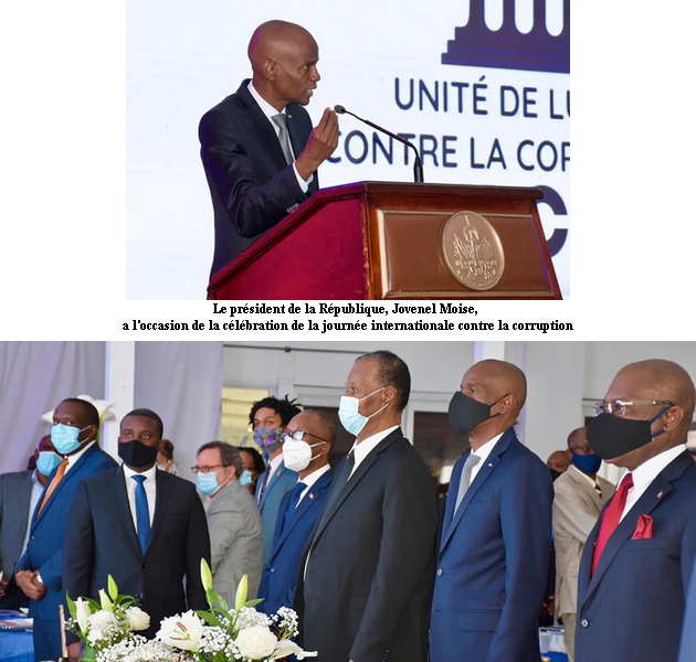 Célébration de la Journée internationale contre la corruption : pas un mot du président Moïse sur le dossier Petrocaribe